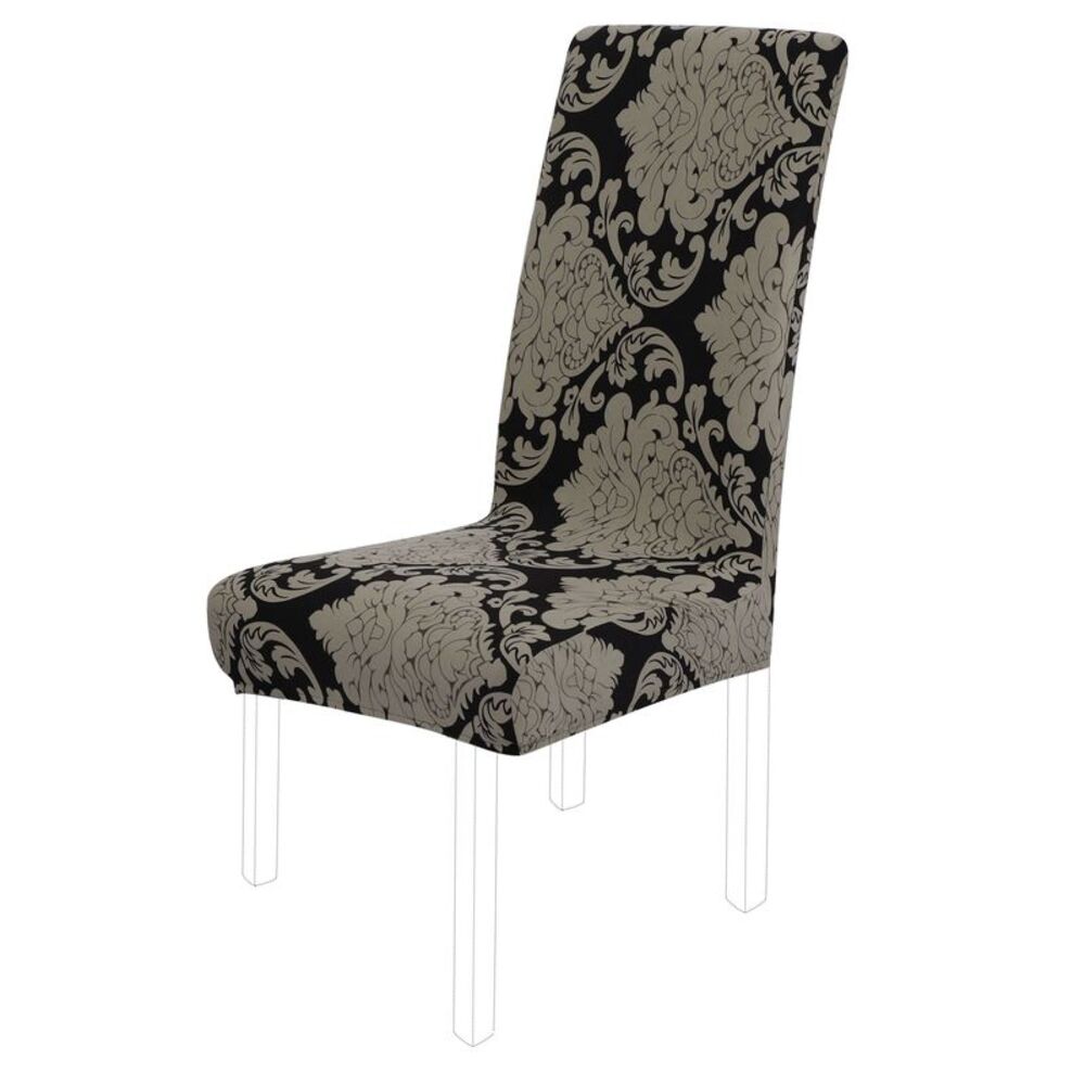 Dining Chair Cover Stretch Chair Protector Spandex Seat Cover Green